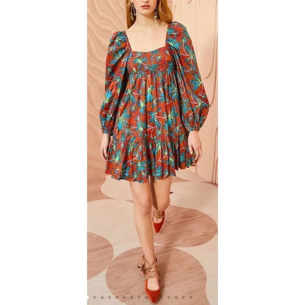 Ulla Johnson Alita Mini Dress in Tropical NWT Size 00